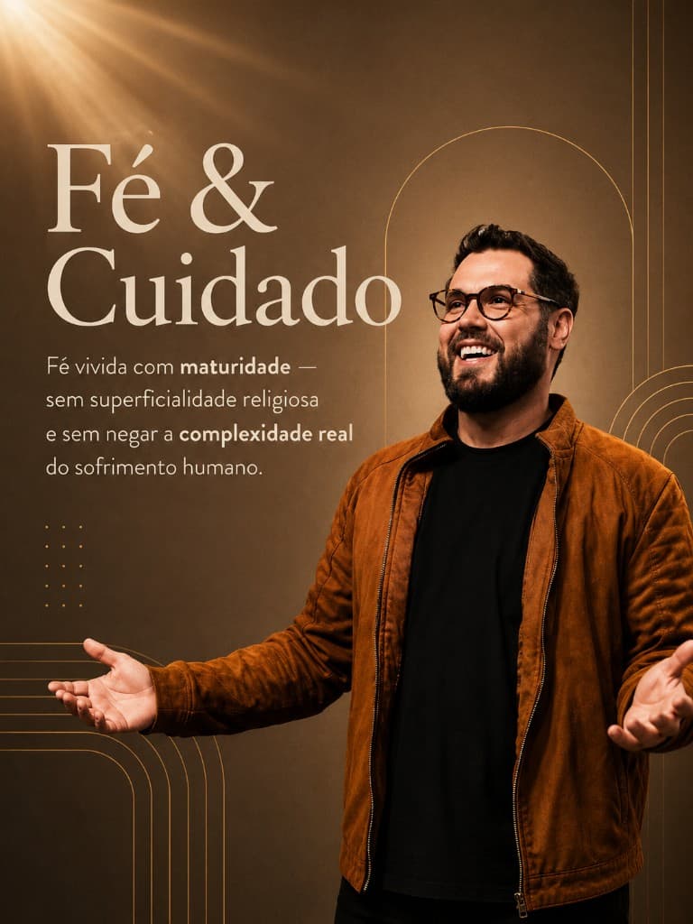 Ronaldo Cantarelli — Fé & Cuidado: fé vivida com maturidade, sem superficialidade religiosa e sem negar a complexidade real do sofrimento humano.